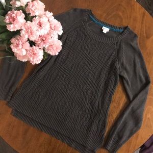 Charcoal Knit Sweater